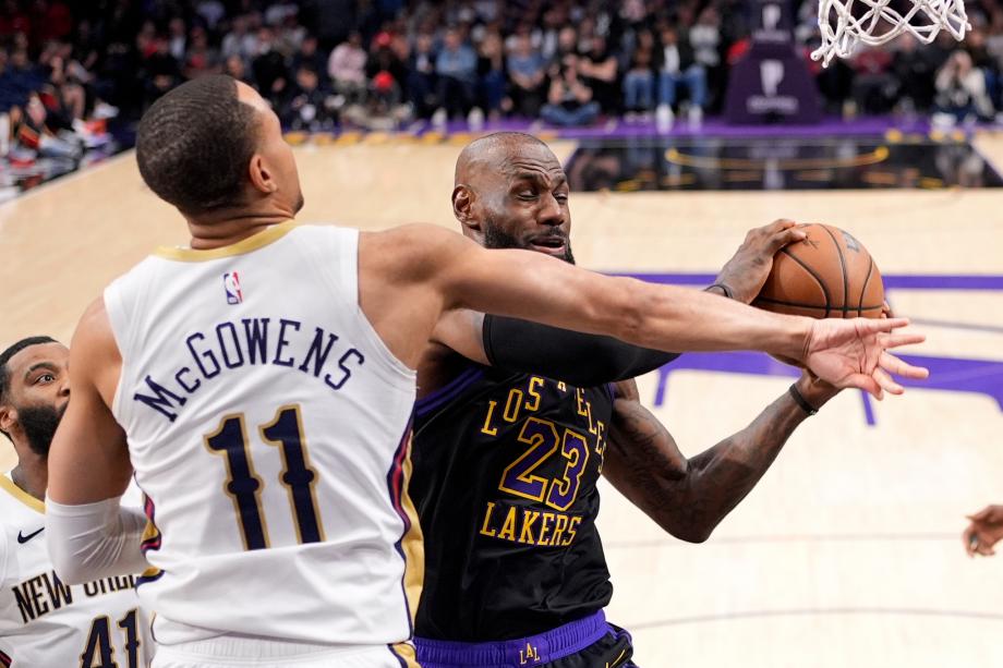 东契奇27+10+7詹姆斯21+7+7 湖人末节逆转鹈鹕