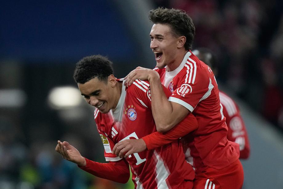 德甲-杰克逊造红+破门 拜仁4-1门兴先赛14分领跑