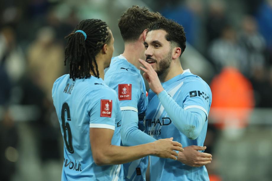 马尔穆什双响 曼城3-1纽卡斯尔晋级足总杯8强