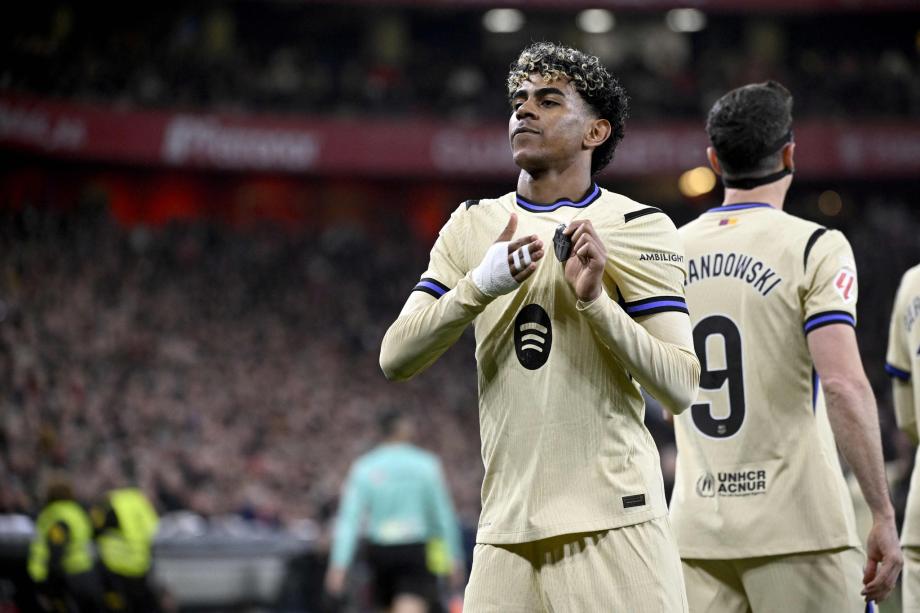 佩德里助攻亚马尔破门 巴萨1-0毕尔巴鄂竞技