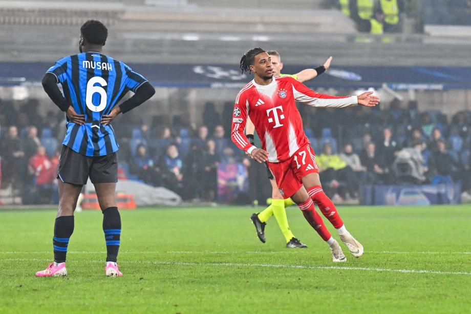 欧冠-奥利塞2射1传 拜仁6-1大胜亚特兰大