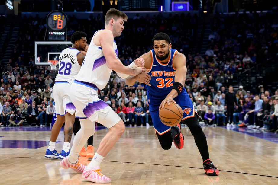 唐斯21+7+7布伦森28分 尼克斯4人20+逆转爵士