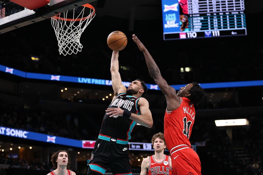 考沃德24+9塞克斯顿绝杀超时 灰熊1分险胜公牛