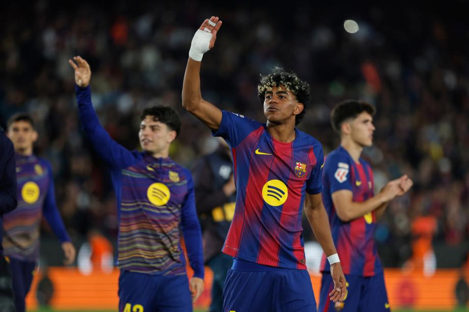 亚马尔1射2传费兰双响 巴萨4-1轻取西班牙人