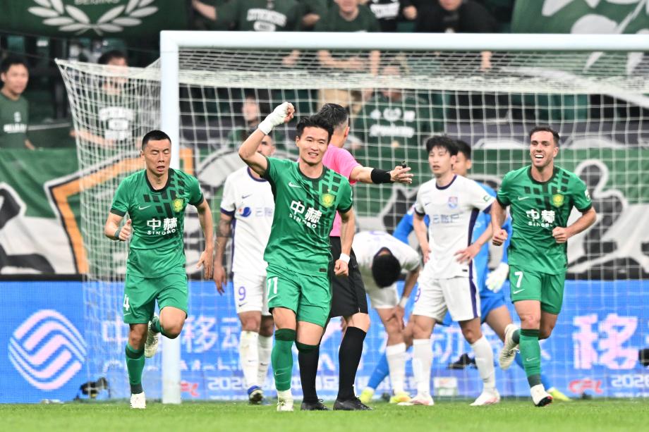 基莱斯梅开二度 天津津门虎击败北京国安