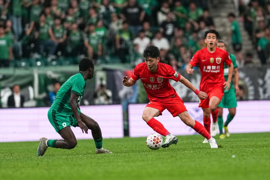 武磊送点张稀哲救主 北京国安2-2战平上海海港
