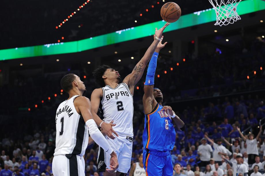 NBA-亚历山大30+9文班21+17 雷霆大比分1-1马刺