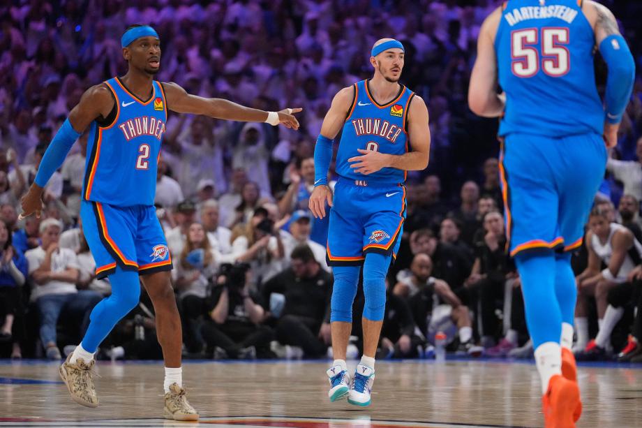 NBA-亚历山大30+9文班21+17 雷霆大比分1-1马刺