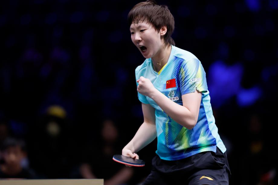 [图]WTT欧洲大满贯：王曼昱4-0蒯曼 将与王艺迪争冠