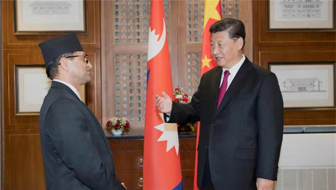 习近平会见尼泊尔联邦院主席