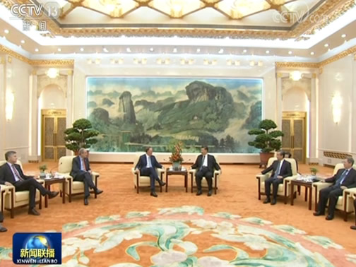 习近平会见新西兰前总理