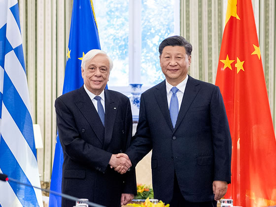 习近平同希腊总统会谈