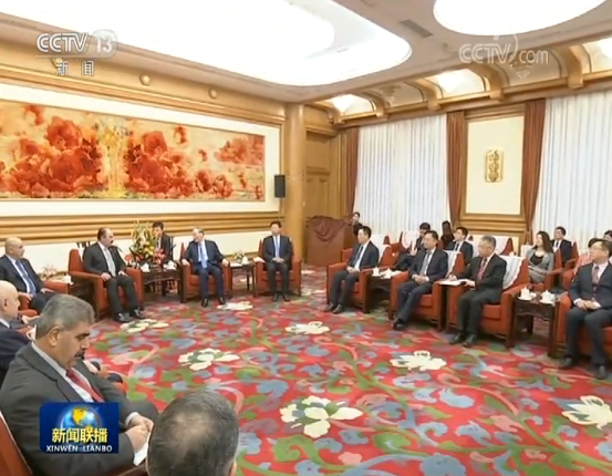 王岐山会见叙利亚复兴党代表团