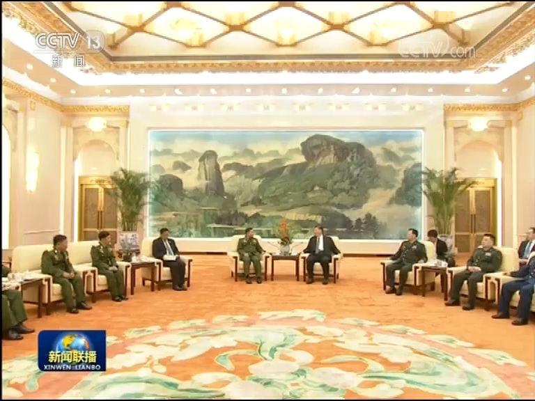 习近平会见缅甸国防军总司令