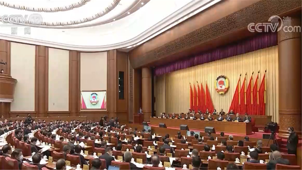 全国政协十三届常委会第十四次会议举行大会发言 汪洋出席