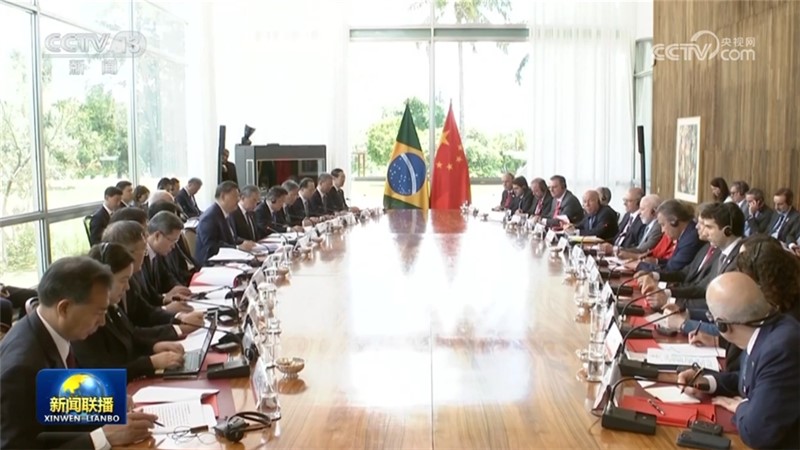 习近平同巴西总统举行会谈
