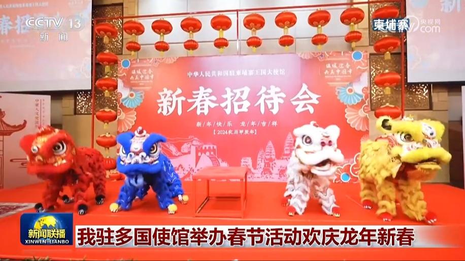 我驻多国使馆举办春节活动欢庆龙年新春
