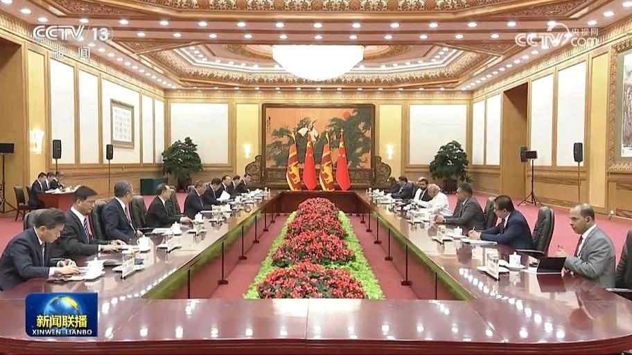 李强同斯里兰卡总理会谈