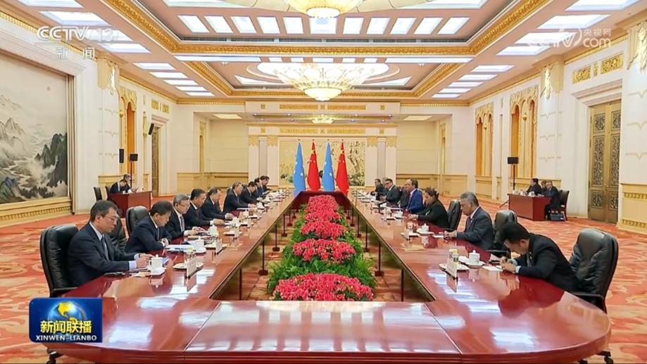李强会见密克罗尼西亚联邦总统