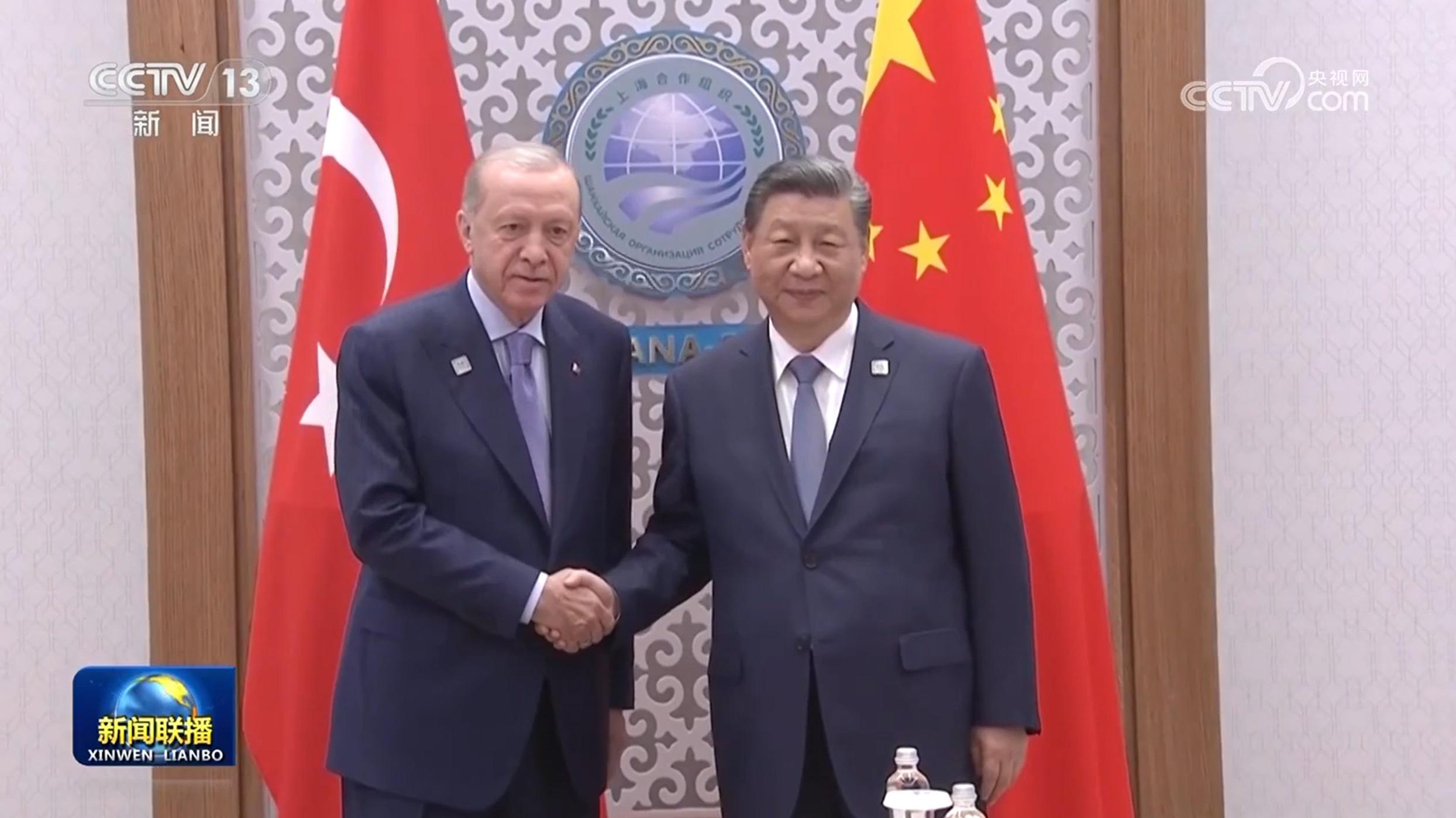 习近平会见土耳其总统