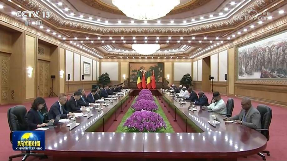 习近平会见马里总统