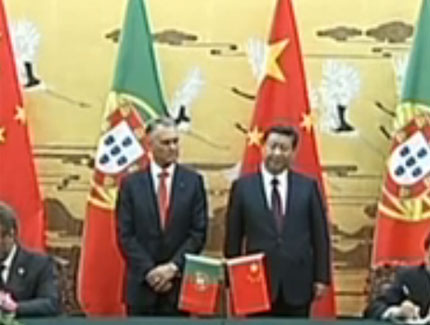 习近平与葡萄牙总统举行会谈