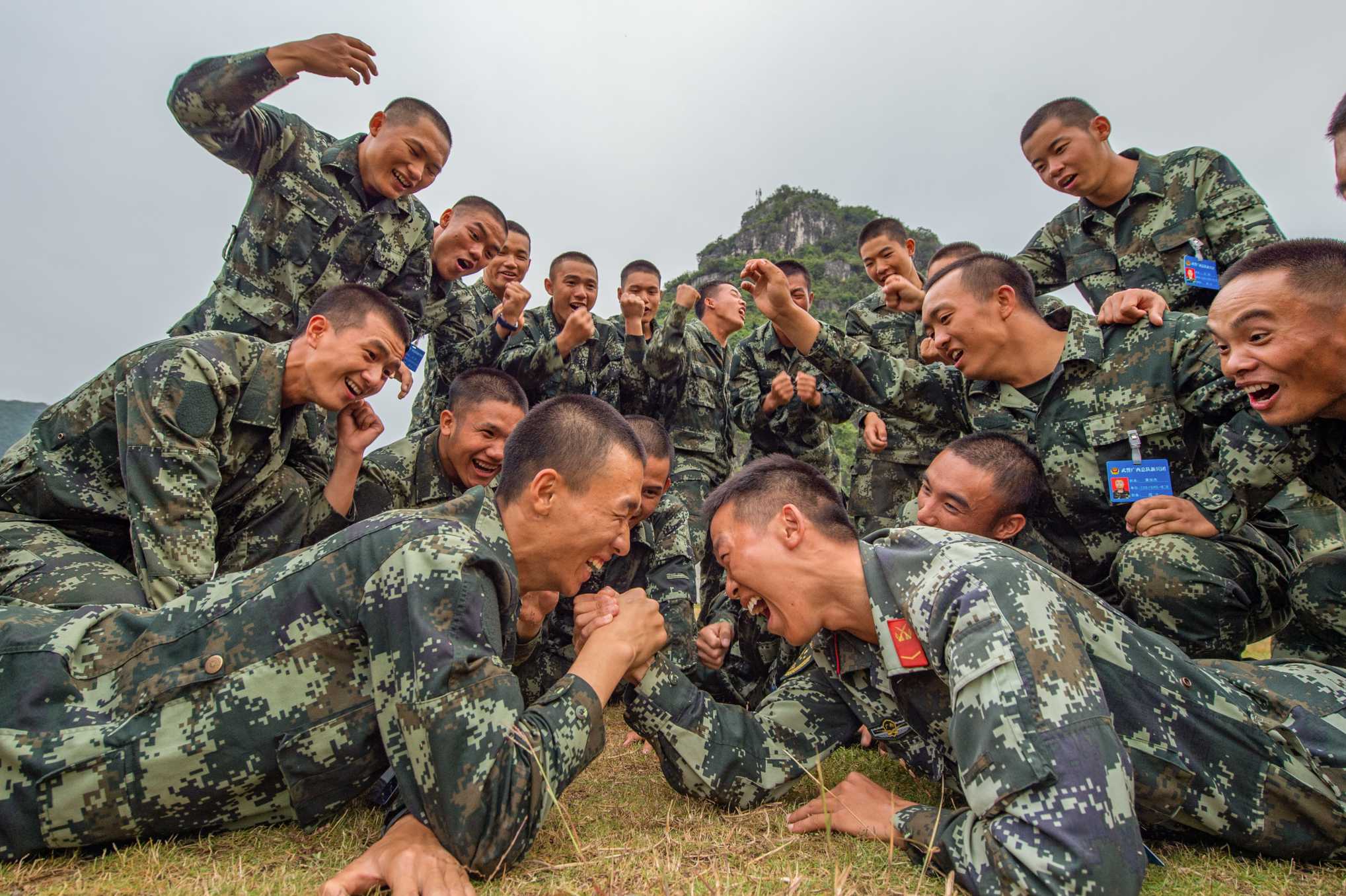 广西武警:心理行为训练助新兵健康成长