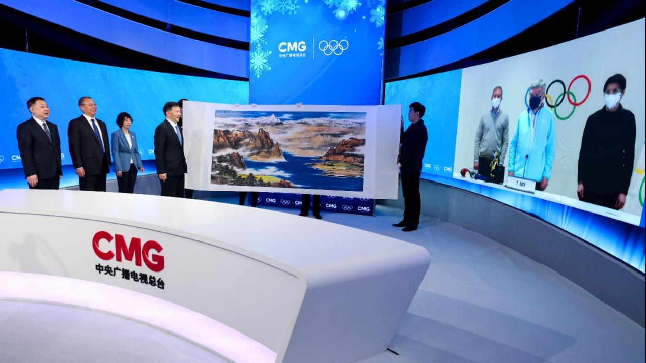 IOC President Bach Congratulates CMG For Unprecedented Beijing 2022 ...