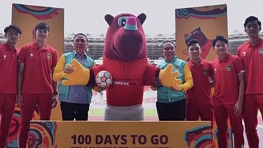 [国际足球]印尼庆祝U20世界杯倒计时100天