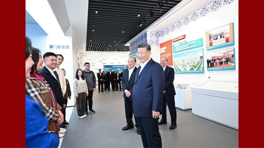 Xi inspects Guangdong-Macao In-Depth Cooperation Zone in Hengqin