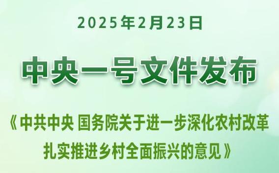 新华社权威快报丨2025年中央一号文件发布