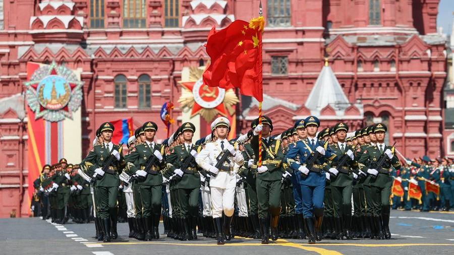Chinese PLA Guard of Honor attends Russia's Victory Day parade
