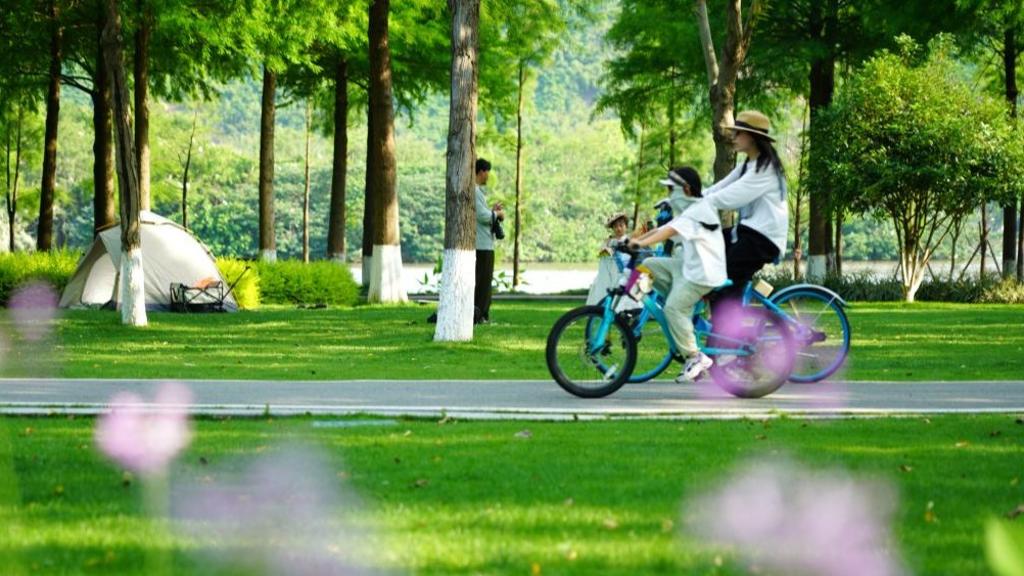 People enjoy early summer across China