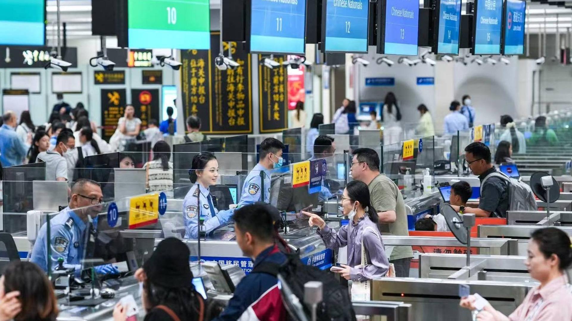 深圳辖区口岸2025年查验出入境人数突破1亿人次