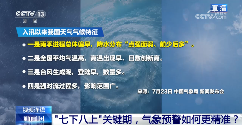 新闻1+1丨“七下八上”关键期，气象预警如何更精准？