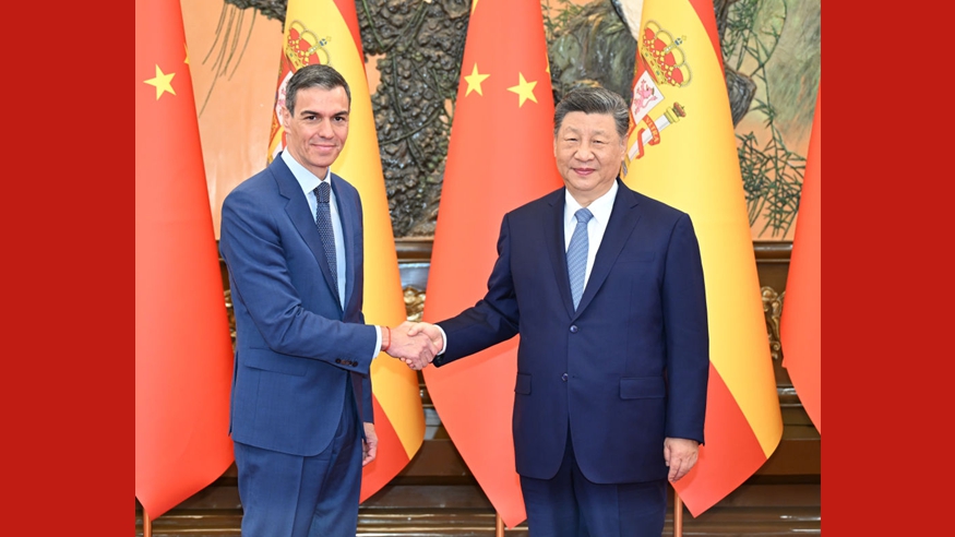 Xi urges enhancing China-Spain cooperation for more fruitful results