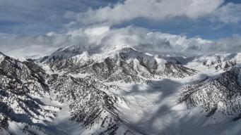 春雪漫山 都兰克措的诗意春日