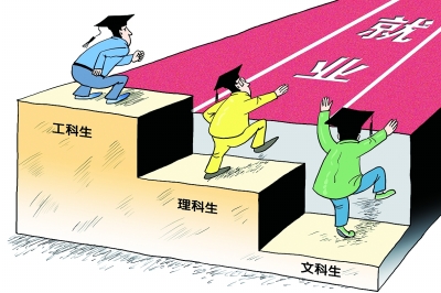 文科生包揽薪酬后10名 学者:因多去机关单位