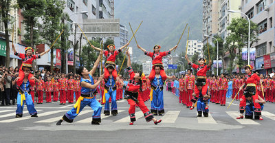 城口:钱棍舞申报国家级非物质文化遗产