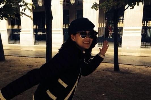 章子怡巴黎公园练八卦掌 再现宗师范儿