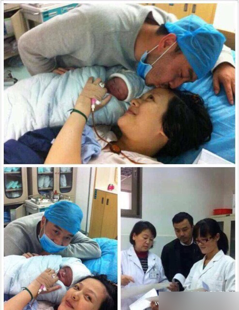 汪涵爱子小沐沐出生满一周 睁眼照片首曝光