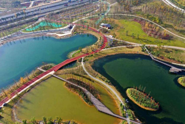 大手牵小手沿着绿道走，生态绿道让成都市民体验宜居生活