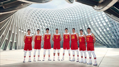 中国男篮发布男篮世界杯新队服