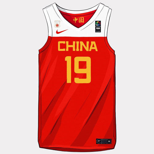 中国男篮发布男篮世界杯新队服