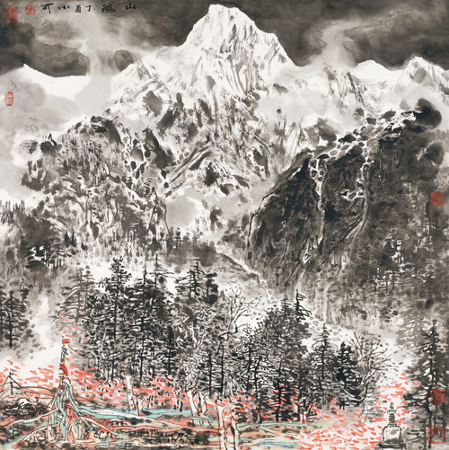 李小可 山魂 68cm×68cm