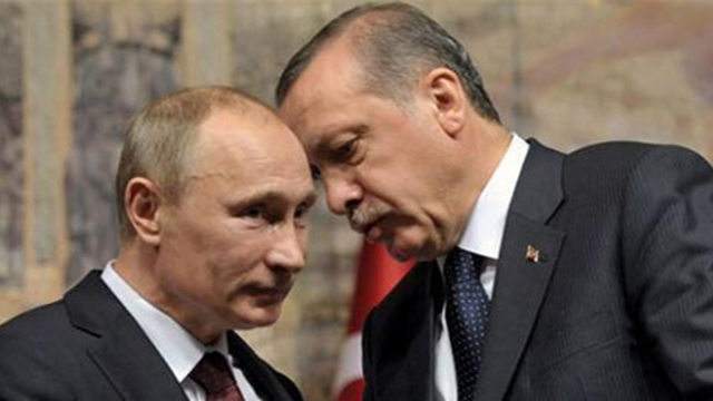 俄罗斯总统普京和土耳其总统埃尔多安（资料图）