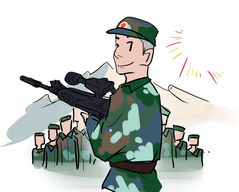 军人励志动漫图片图片