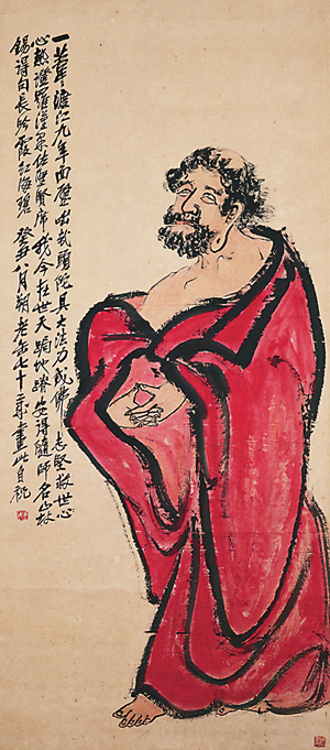 达摩像（中国画）　吴昌硕