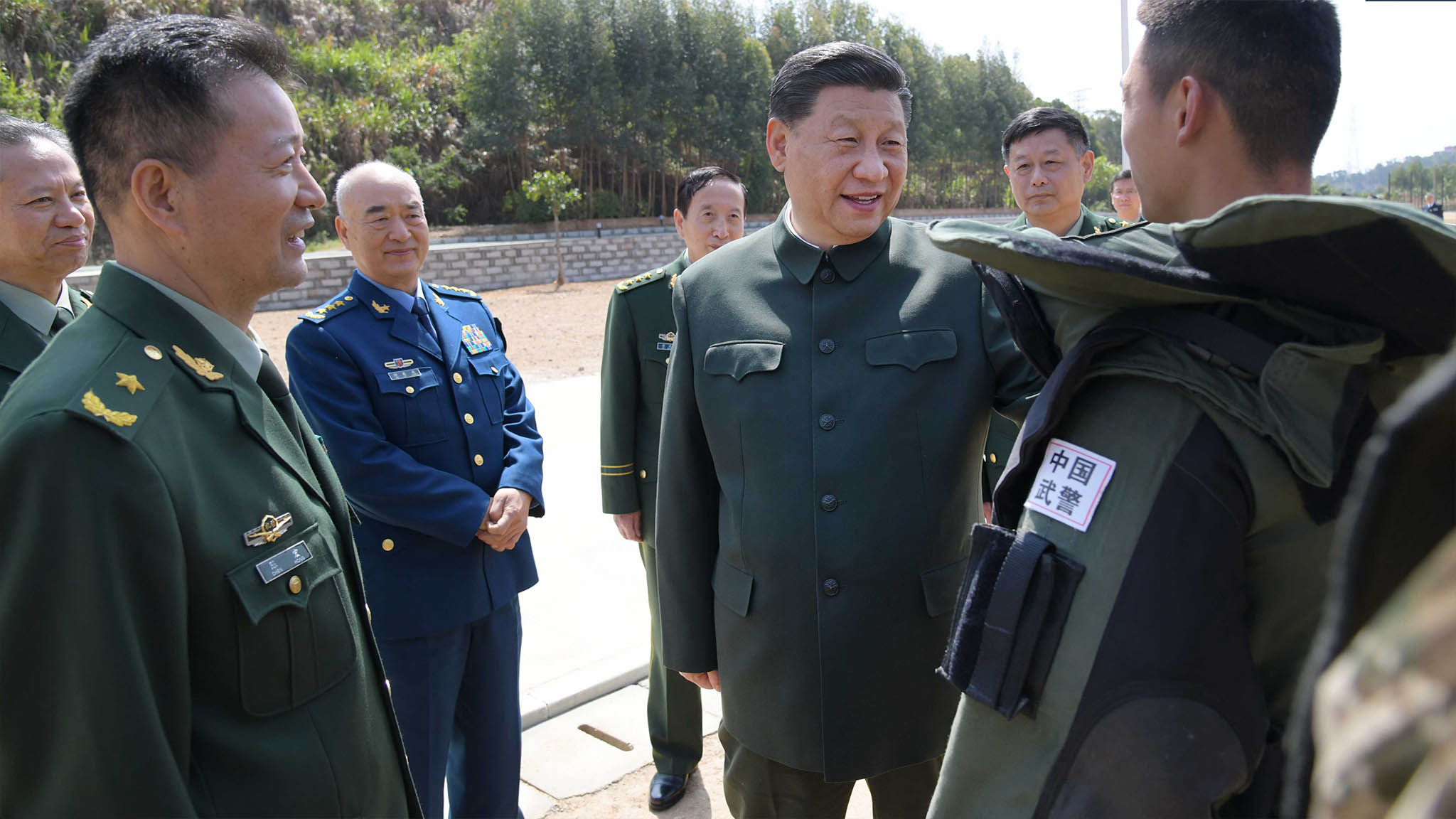 Xi Jinping calls on armed police corps to strengthen military training ...