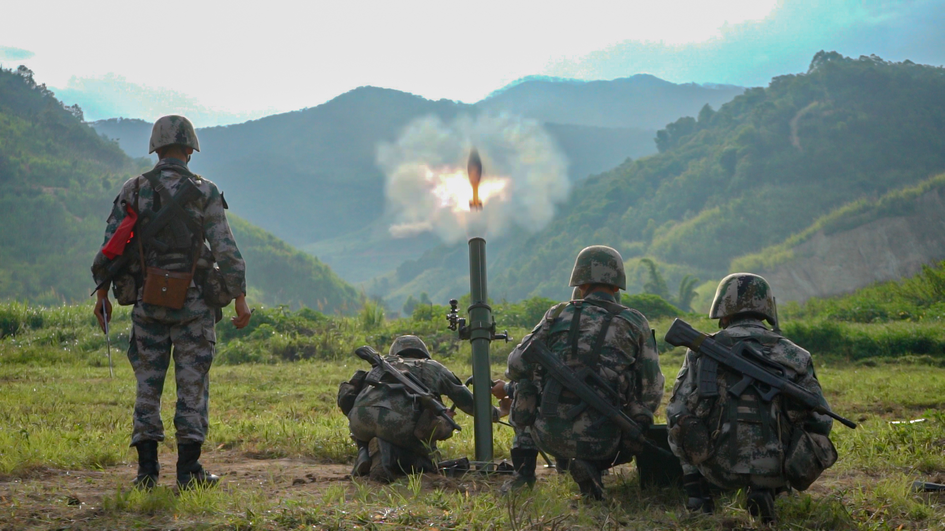 迫击炮高原实弹射击考核检验部队精确打击效能